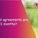 Why rental agreements are of 11 months?